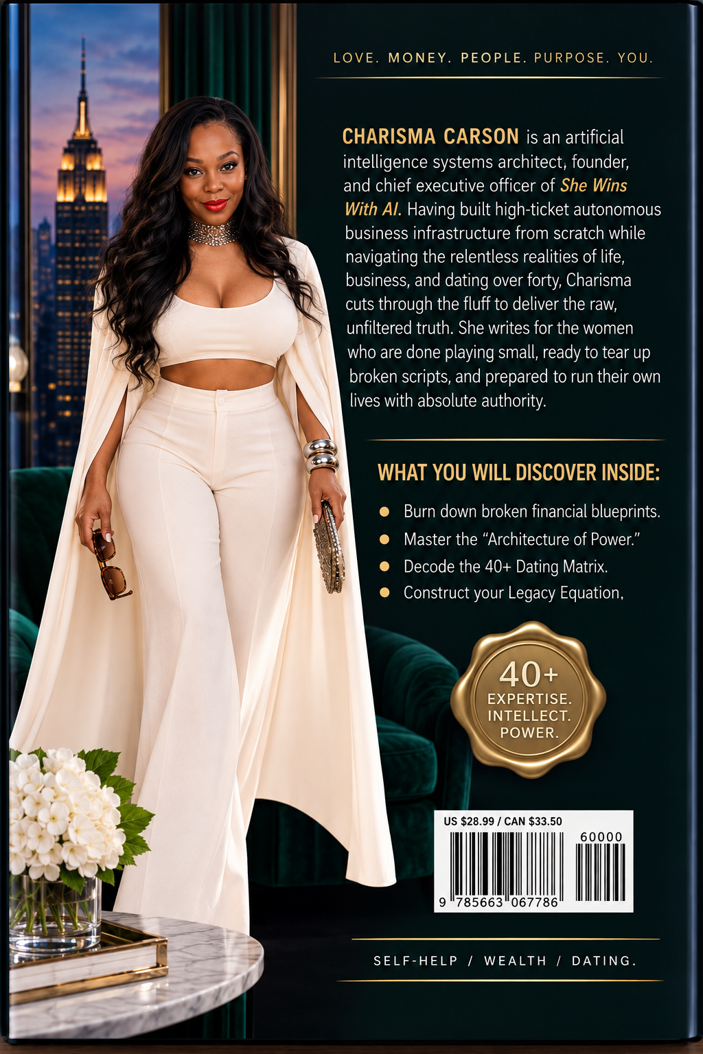 Actual back cover